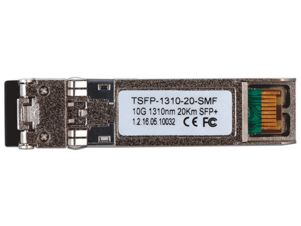 Modulo Óptico Dahua TSFP-1310-20-SMF, Doble Fibra, Puerto LC, Distancia de Transmisión de hasta 20km, Color Gris.