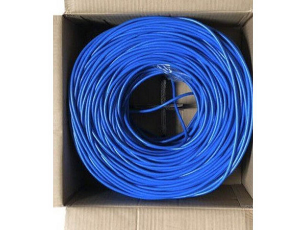 Bobina de Cable EC Line EC-NC1000-55305 Cat6 (UTP), 305 m, 24 AWG. Color Azul.