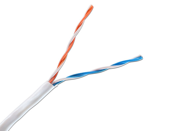 Bobina de Cable Enson 12141W305, Cat5e (UTP), 305 m, 24 AWG, Sólido. Color Blanco.
