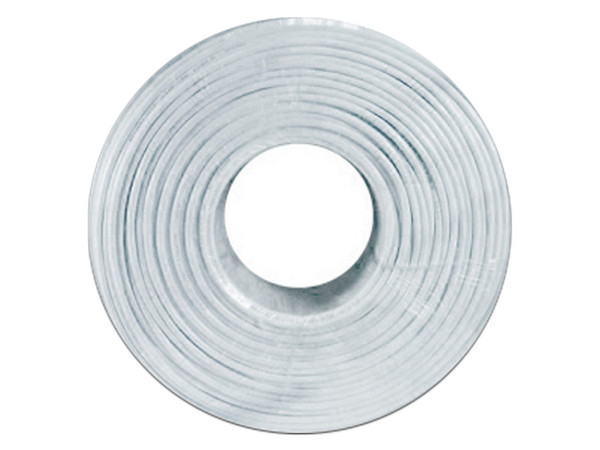 Bobina de Cable Siamés UTP Enson 52101W250 de 250m para CCTV, Color Blanco.