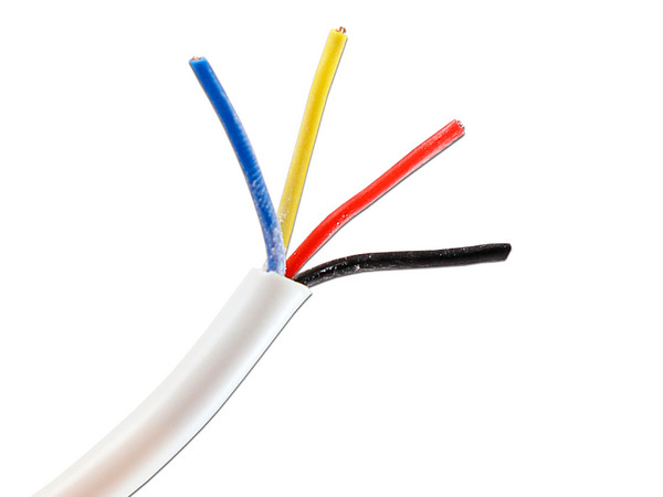 Bobina de Cable Alarma Enson Serie ECO 4c, 22AWG, 305m. Color Blanco.