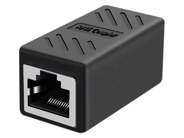 Cople RJ45 Enson ENS-COP6R, Hembra a Hembra, Para Unir Dos Segmentos de Cable UTP Terminado.