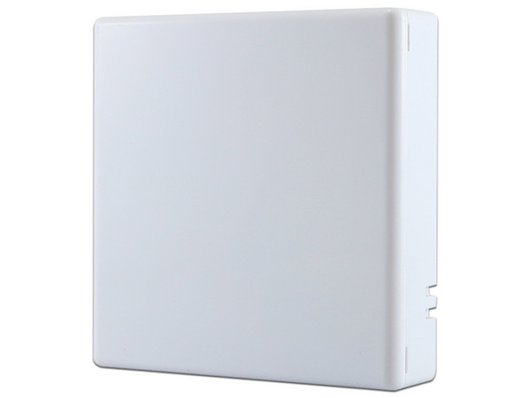 Caja Terminal de Fibra Óptica Roseta Enson ENS-FOTB para dos Acopladores SC/LC. Uso Interior. Color Blanco.