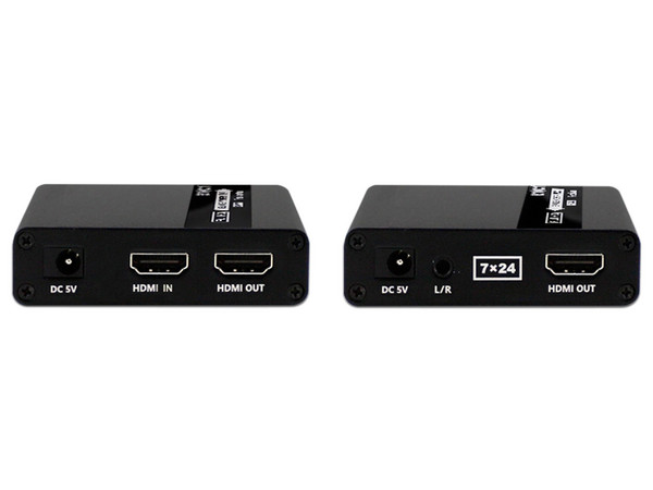 Extensor de Video Enson ENS-HDMIE70KVM, Para Video HDMI por Cable Cat6, hasta 70m, Color Negro.