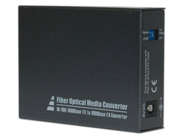 Convertidor de Fibra Enson ENS-MC100SFP 10/1000 SFP/UTP, Color Negro.