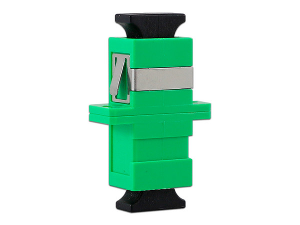 Modulo Acoplador de Fibra Óptica Enson ENS-SCSCSM, SC/APC, Monomodo, Color Verde.