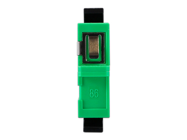 Modulo Acoplador de Fibra Óptica Enson ENS-SCSCSM, SC/APC, Monomodo, Color Verde.