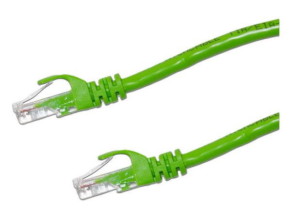 Cable Patch Enson P6003E, RJ-45 a RJ-45 (M-M), Cat6, 30cm, Color Verde.