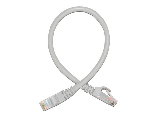 Cable Patch Enson P6003G, RJ-45 a RJ-45 (M-M), Cat6, 30cm, Color Gris.
