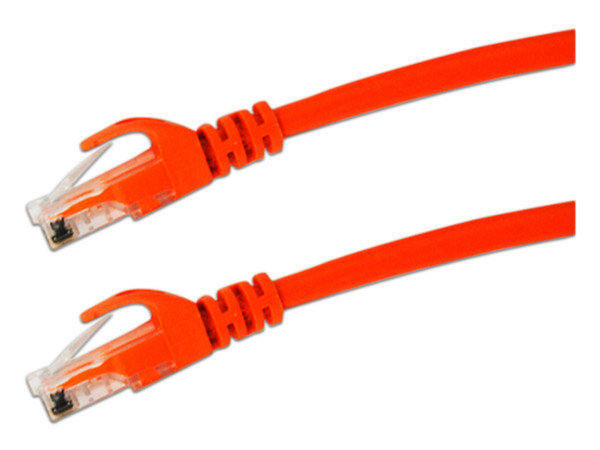 Cable Patch Enson de RJ-45 a RJ-45 (M-M), 24 AWG, Cat6, 0.9m, Color Naranja.