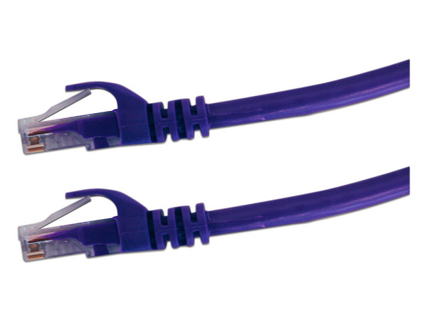 Cable Patch Enson P6009P, RJ-45 a RJ-45 (M-M), Cat6, 90cm, Color Morado.