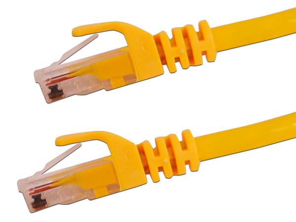 Cable Patch Enson P6012Y, RJ-45 a RJ-45 (M-M), Cat6, 24 AWG, 1.2m, Color Amarillo.