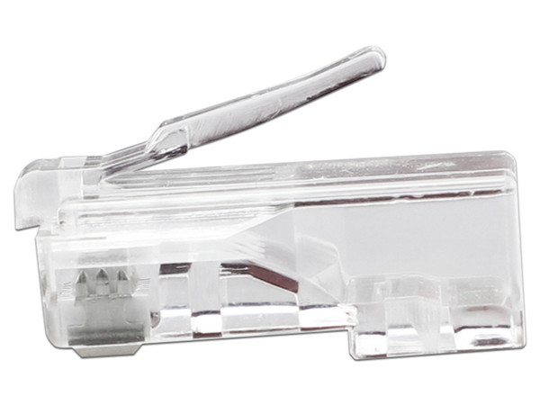 Conector Enson RJ45 Cat6a Para Cable UTP, Transparente.