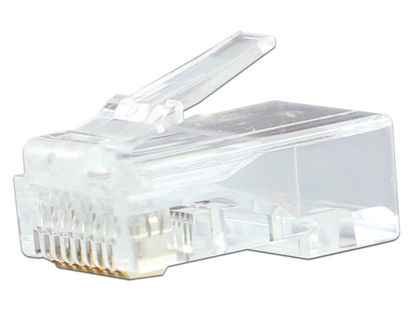 Conector Enson RJ45 Cat6a Para Cable UTP, Transparente.