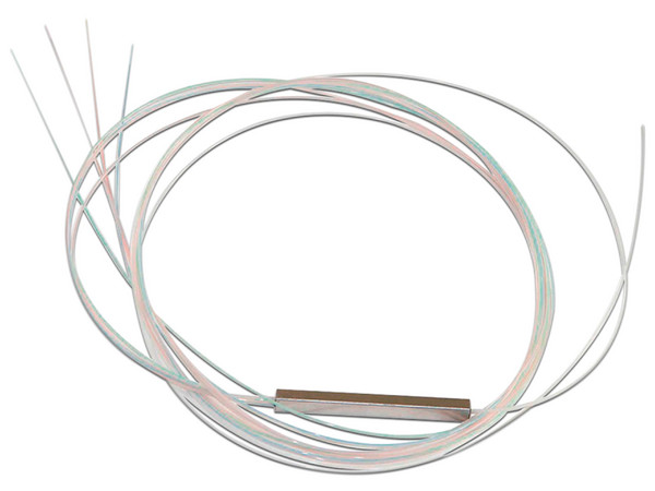 Divisor Óptico Fiber Home tipo PLC, 1 x 4 para fusión (sin conectores).