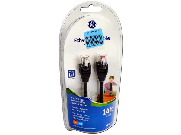 Cable de red General Electric, Cat5e, RJ-45 Macho / RJ-45 Macho, 4.20m.