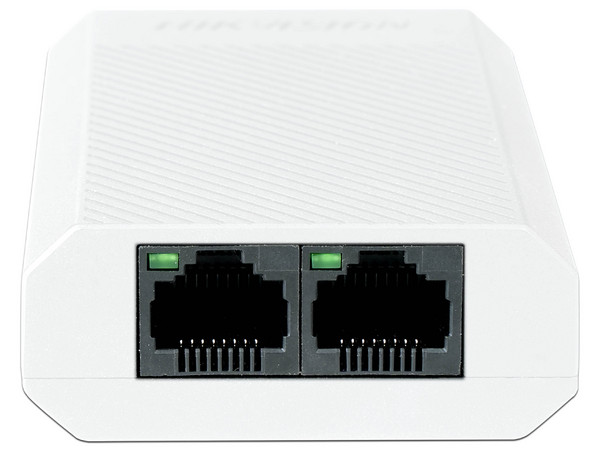 Kit de Extensor PoE/PoE+ Hikvision DS-3E0103DP-E/R hasta 100m, Entrada y Salida de 30W, IEEE 802.3af/at, 10/100Mbps.