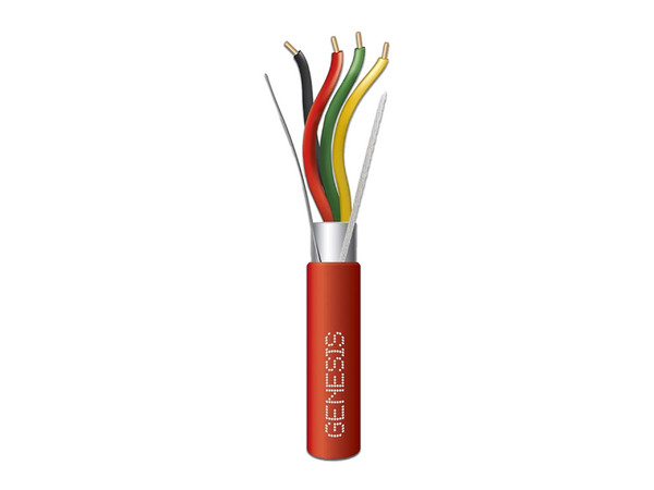 Bobina de Cable para alarma de incendios Honeywell Resideo Génesis, 305 m, 4 x 16 AWG, Blindado, FPLP, Cobre sólido.