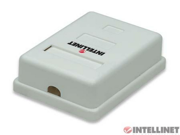 ROSETA/CAJA CAT 5e SENCILLA  CON JACK