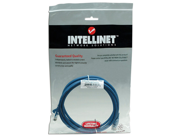 Cable Patch Intellinet Cat5e UTP, 2m. Color Azul.