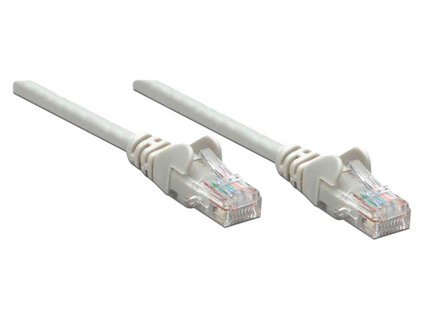 Cable de Red Intellinet, UTP Cat5e, 5m. Color Gris.