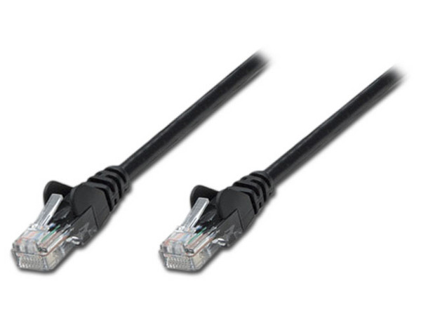 Cable Patch Intellinet Cat5e UTP, 7.6m. Color Negro