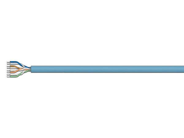 Bobina de cable Intellinet CAT 5e UTP de 305m. Color Azul