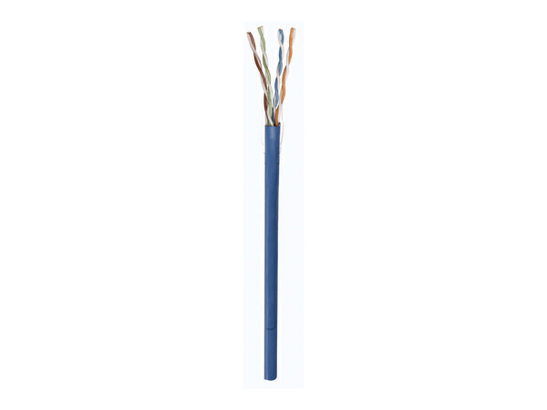 Bobina de cable Intellinet CAT 5e UTP de 100m. Color Azul