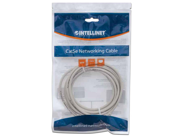 Cable de Red, Cat6, UTP (M-M), 1m, Gris.