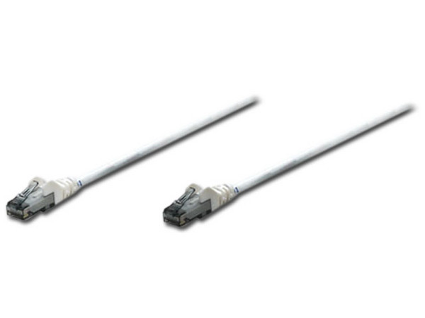 Cable de Red Intellinet Cat 6 UTP, 3.0m. Color Blanco.