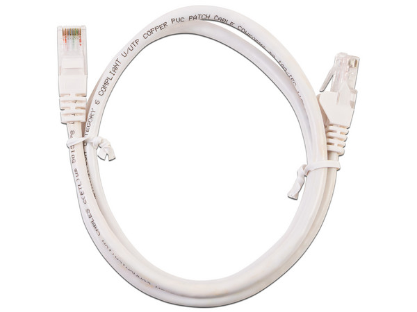 Cable Patch Intellinet Cat6 UTP, 1m. Color Blanco