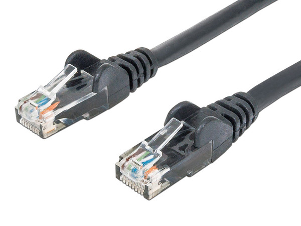 Cable Patch Intellinet, Cat6, UTP, 3m. Color Negro.