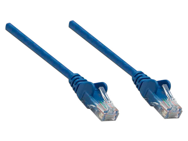 Cable de Red Intellinet Cat6 UTP, 3.0m. Color Azul.