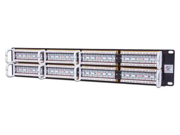 Panel de Parcheo Cat6 Intellinet, 48 puertos, UTP, 2U.