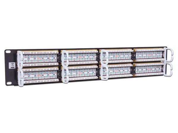 Panel de Parcheo Cat6 Intellinet, 48 puertos, UTP, 2U.