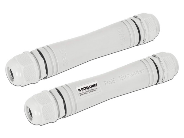 Extensor PoE Intellinet 561952, 30W Max, hasta 1000m, IP67, Color Blanco.