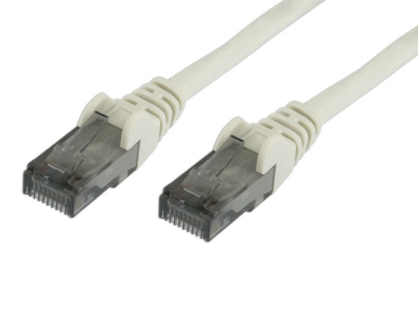 Cable de red, Cat6, UTP RJ-45 Macho / RJ-45 Macho, 1.0 m, Gris