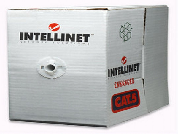 BOBINA CAT 5e UTP 305M SOLIDA GRIS+-1.5
