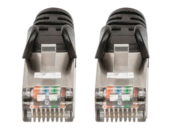 Cable de red INTELLINET, Cat6a, UTP, RJ-45 (M-M), 3m, Negro.