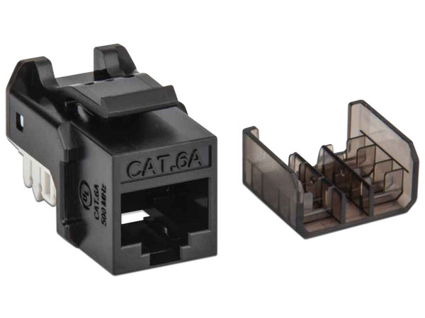 Modulo Jack Keystone Intellinet 772327, RJ45, Cat6, Color Negro.