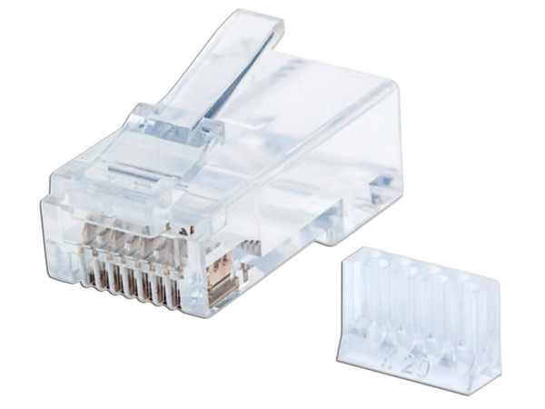 Plugs RJ-45 Intellinet, Cat6, UTP, bote con 90 piezas.