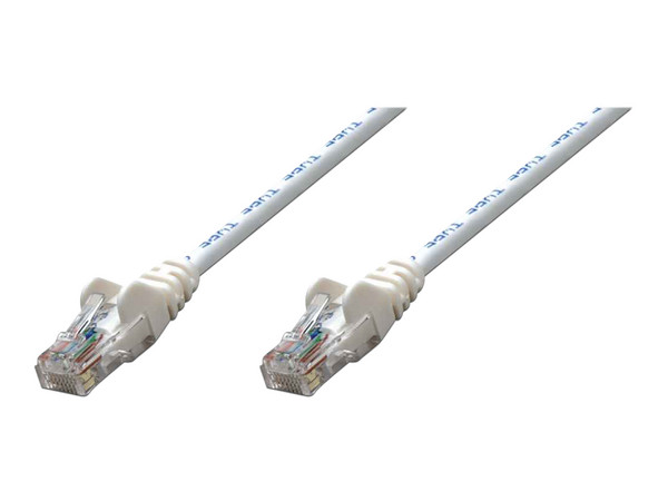 Cable de Red Intellinet Cat6 UTP, Conector RJ-45 (M-M), 7.5m. Color Blanco.