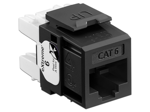 Conector Quick port Leviton 61110-RE6, Cat6, Extreme.