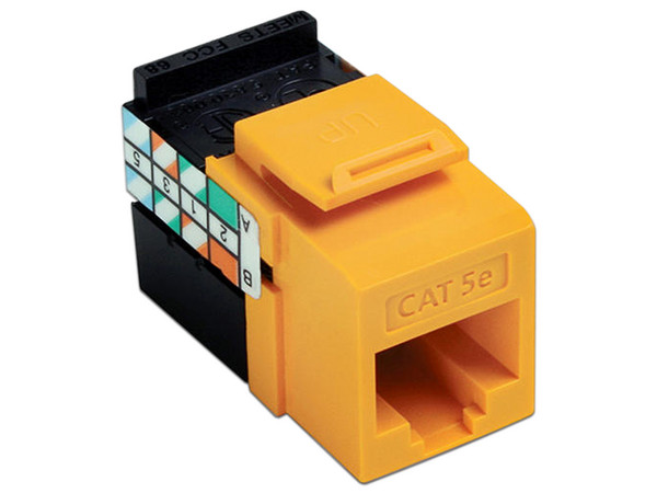 Conector de Red Leviton F-5G108-RY5, RJ-45 CAT 5e, Gigamax, Color Azul.