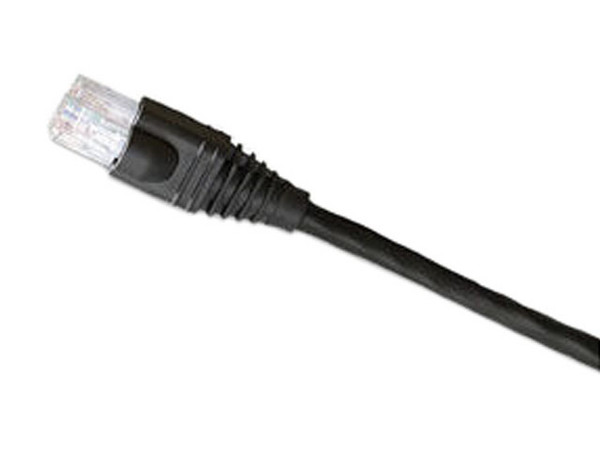 Cable de Red Leviton Cat 6 UTP, 0.3m. Color Negro.