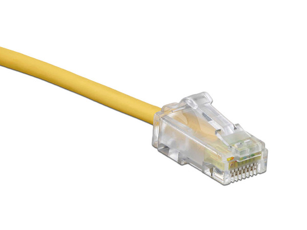 Cable de Red Leviton Cat 6 UTP, 0.9m. Color Amarillo.