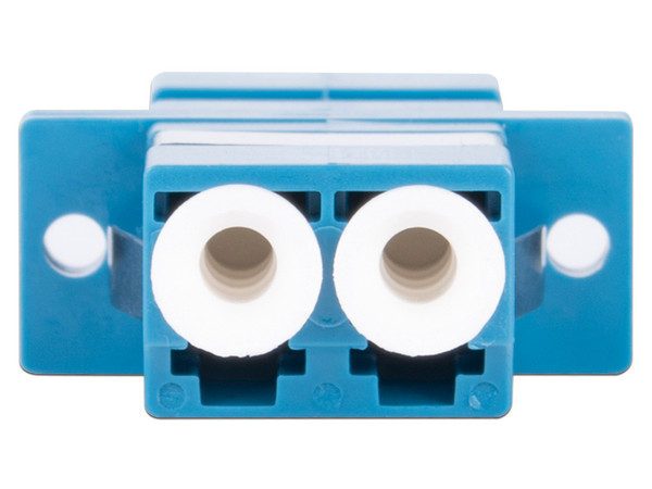 Módulo acoplador de fibra óptica LinkedPro LP-FOAD-6137U, Dúplex LC/UPC a LC/UPC, Compatible con fibra Monomodo.