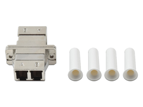 Módulo Acoplador LinkedPro LP-FOAD-6138 de Fibra Óptica Duplex LC/PC a LC/PC.