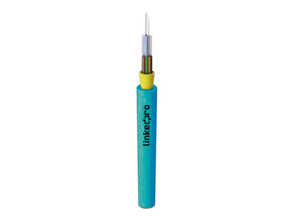 Cable de Fibra Óptica LinkedPro LP-IC-OM4-R-12 Multimodo OM4 50/125, 12 hilos, para Interior, (Precio Por Metro).