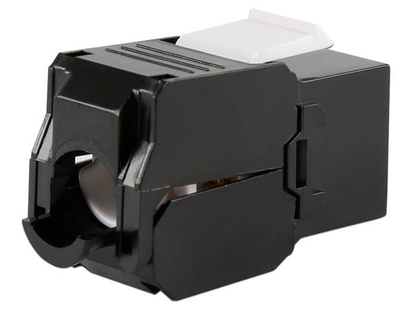 Módulo Jack tipo Keystone LinkedPro LP-KJ-516-TTBK, RJ-45 Cat5e. Color Negro